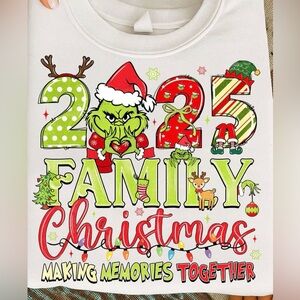 Grinch Family Christmas Unisex TSHIRT  (Men & Women)